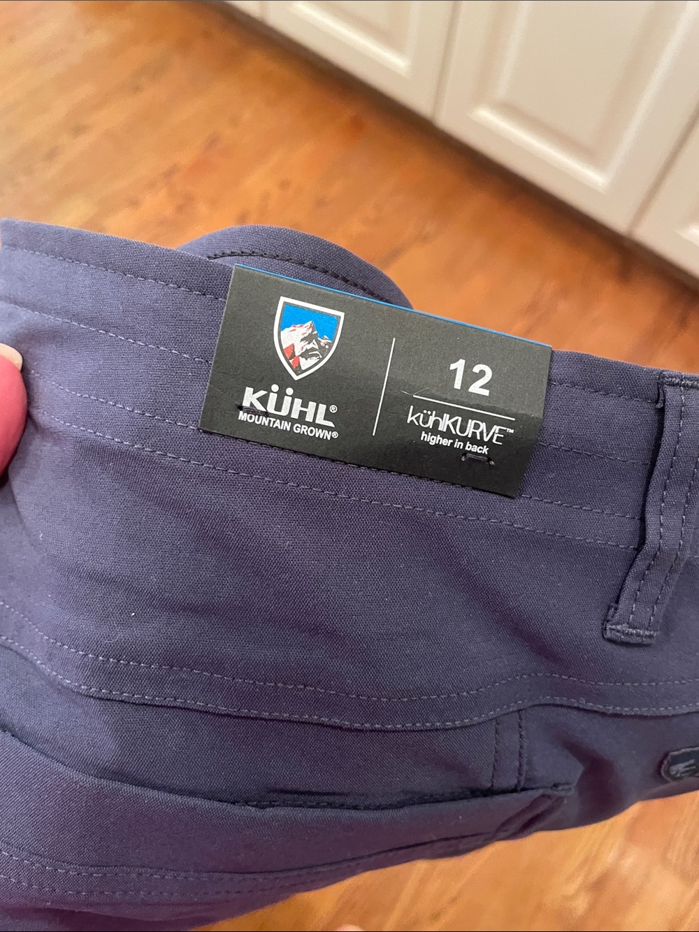 Kuhl NEW women’s Trekr 11” short in navy blue sz 12 - Picture 2 of 6